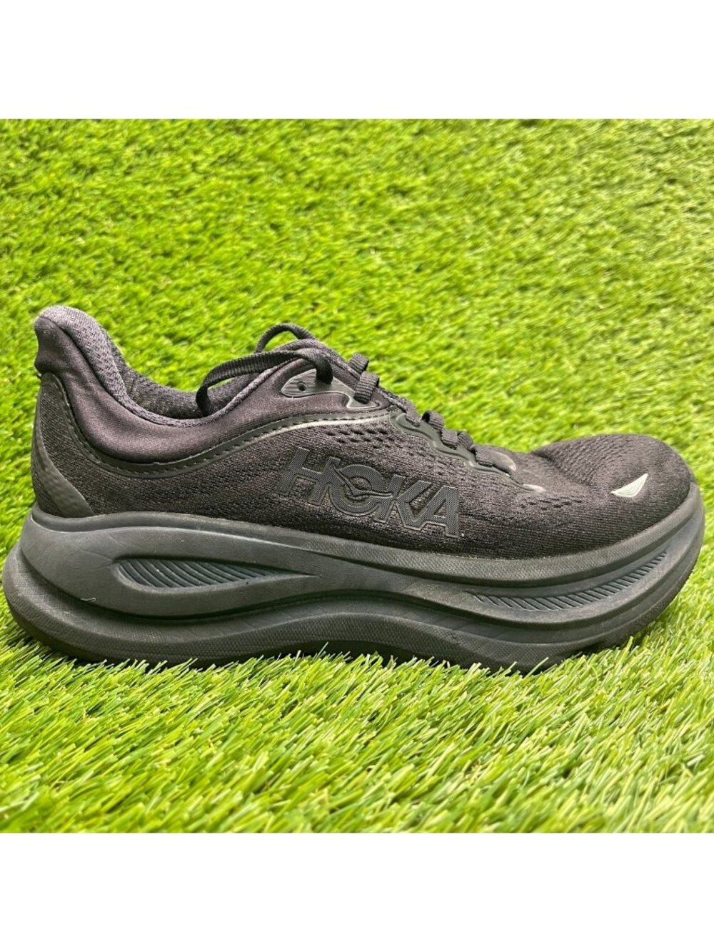 Hoka One One Bondi 9 Womens Size 6.5D Black Athletic Running Shoes Sneakers